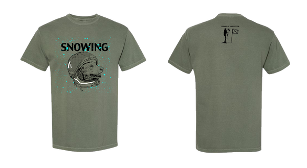 Snowing - Dogstronaut Tee