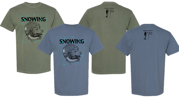 Snowing - Dogstronaut Tee