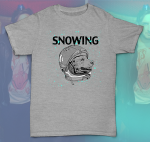 Snowing - Dogstronaut tee
