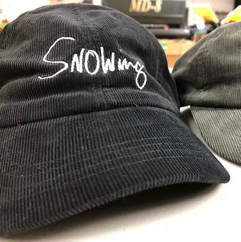 Snowing - dad hat